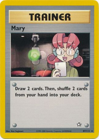 Mary (87/111) [Neo Genesis Unlimited] | Cracking-Singles