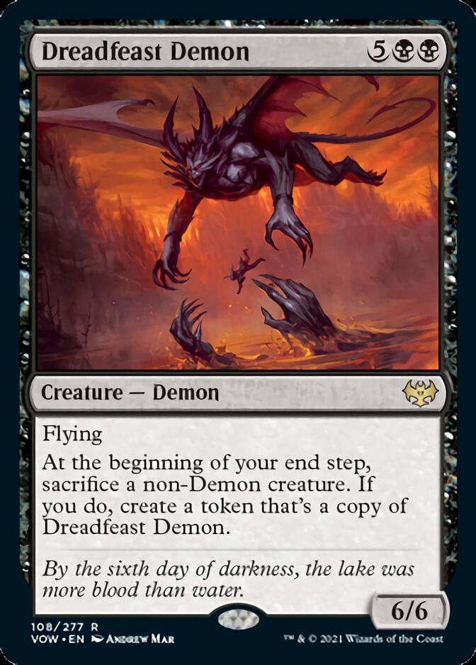 Dreadfeast Demon [Innistrad: Crimson Vow] | Cracking-Singles