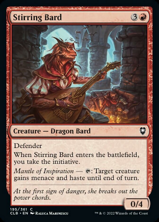 Stirring Bard [Commander Legends: Battle for Baldur's Gate] | Cracking-Singles