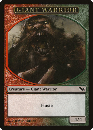 Giant Warrior Token (Red/Green) [Shadowmoor Tokens] | Cracking-Singles