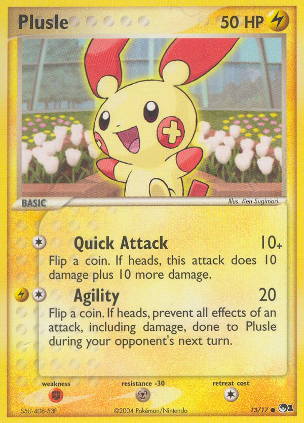 Plusle (13/17) [POP Series 1] | Cracking-Singles