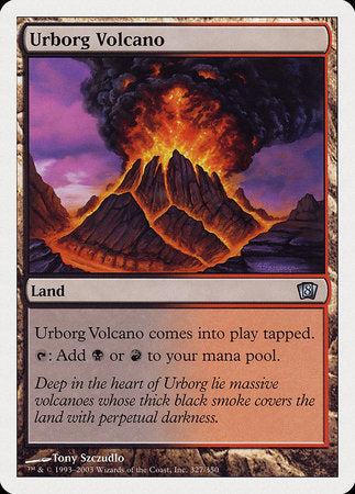 Urborg Volcano [Eighth Edition] | Cracking-Singles