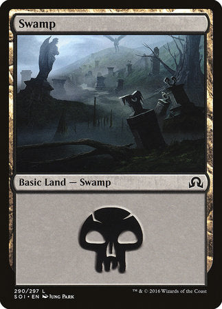 Swamp (290) [Shadows over Innistrad] | Cracking-Singles