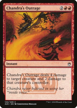 Chandra's Outrage [Masters 25] | Cracking-Singles