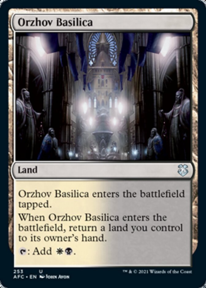 Orzhov Basilica [Dungeons & Dragons: Adventures in the Forgotten Realms Commander] | Cracking-Singles