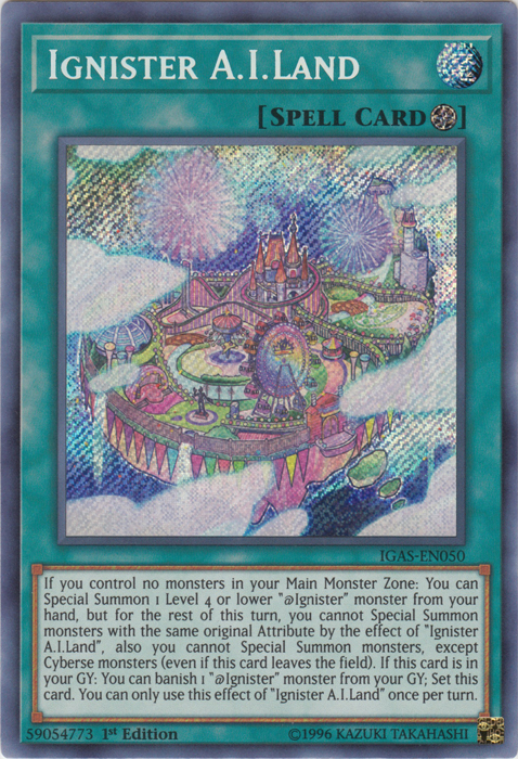 Ignister A.I.Land [IGAS-EN050] Secret Rare | Cracking-Singles