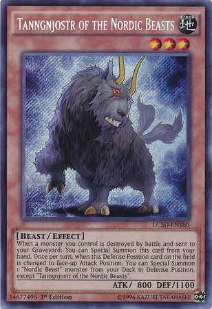 Tanngnjostr of the Nordic Beasts [LC5D-EN180] Secret Rare | Cracking-Singles