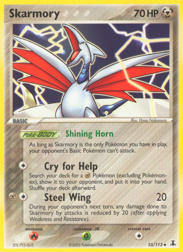 Skarmory (55/113) [EX: Delta Species] | Cracking-Singles