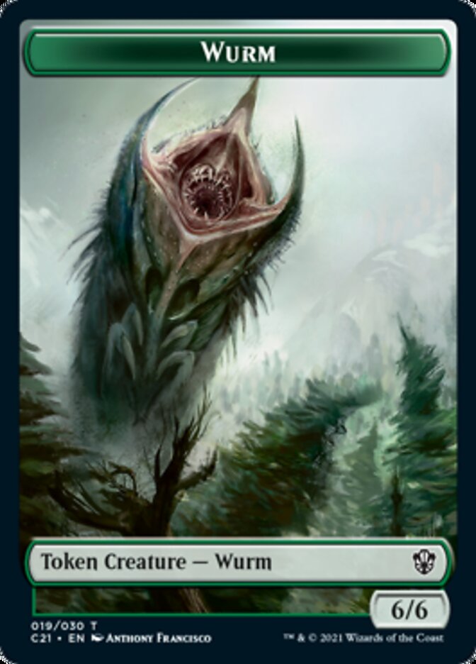 Wurm // Kraken Token [Commander 2021 Tokens] | Cracking-Singles