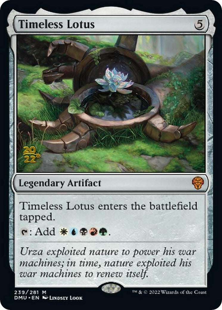 Timeless Lotus [Dominaria United Prerelease Promos] | Cracking-Singles