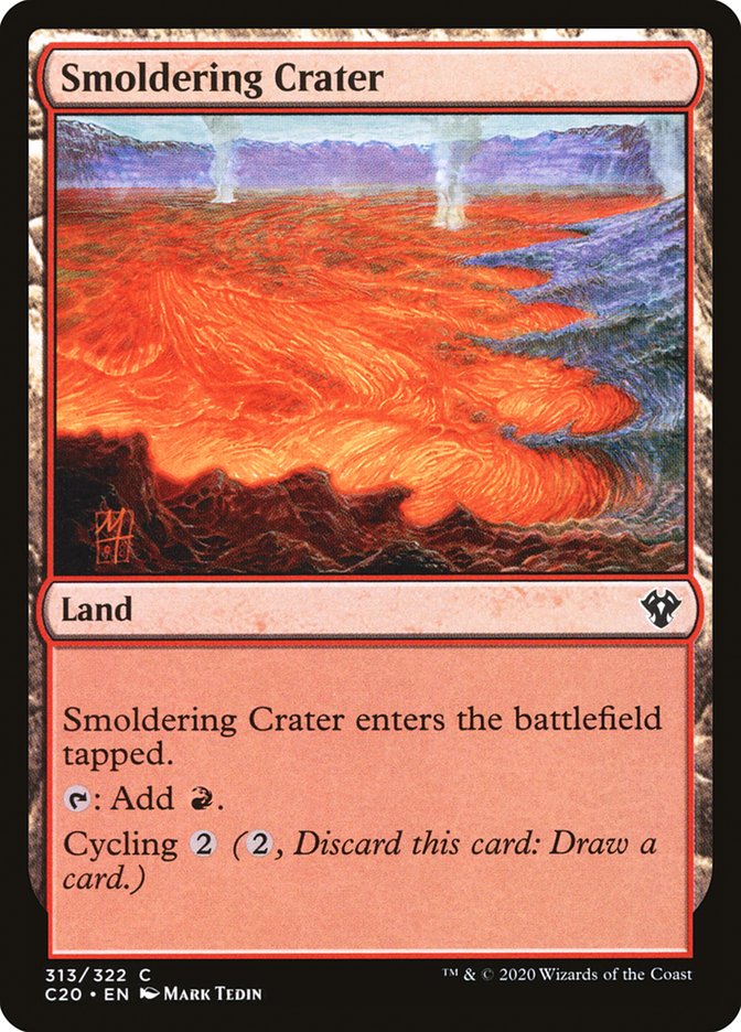 Smoldering Crater [Commander 2020] | Cracking-Singles