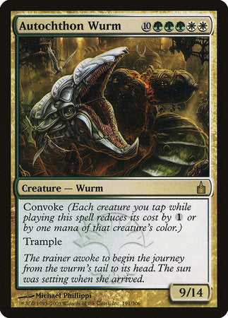 Autochthon Wurm [Ravnica: City of Guilds] | Cracking-Singles