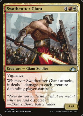 Swathcutter Giant [Guilds of Ravnica] | Cracking-Singles