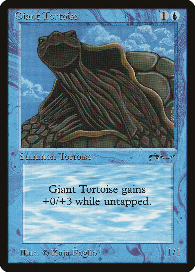 Giant Tortoise (Light Mana Cost) [Arabian Nights] | Cracking-Singles