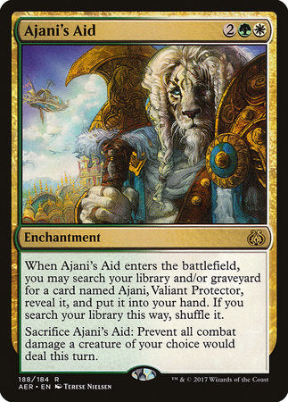 Ajani's Aid [Aether Revolt] | Cracking-Singles