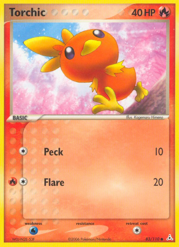 Torchic (83/110) [EX: Holon Phantoms] | Cracking-Singles