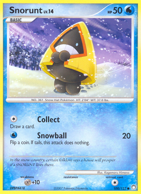 Snorunt (100/123) [Diamond & Pearl: Mysterious Treasures] | Cracking-Singles