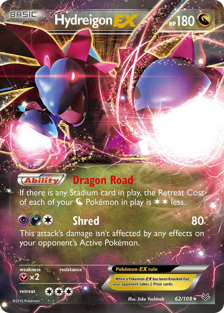 Hydreigon EX (62/108) [XY: Roaring Skies] | Cracking-Singles