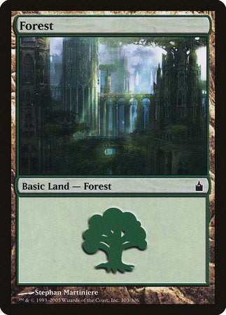 Forest (303) [Ravnica: City of Guilds] | Cracking-Singles