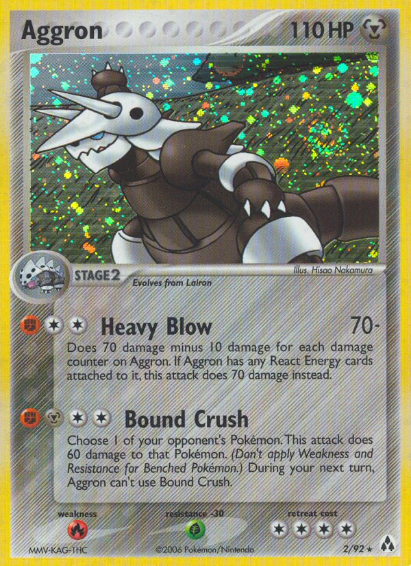 Aggron (2/92) [EX: Legend Maker] | Cracking-Singles