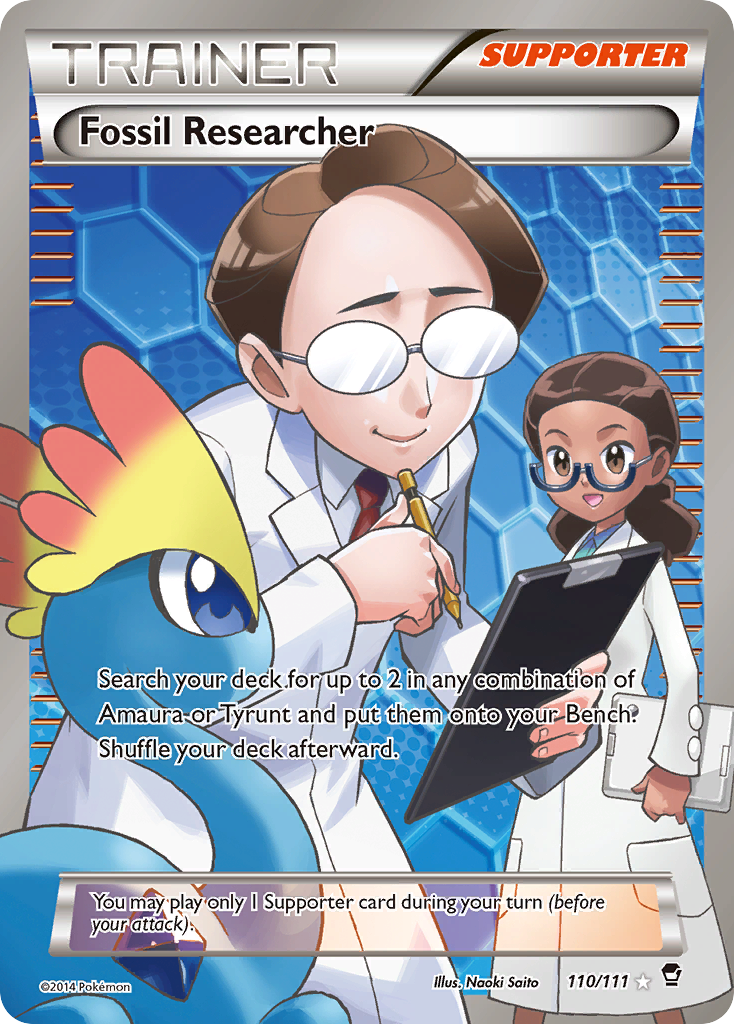 Fossil Researcher (110/111) [XY: Furious Fists] | Cracking-Singles