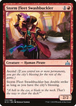 Storm Fleet Swashbuckler [Rivals of Ixalan] | Cracking-Singles