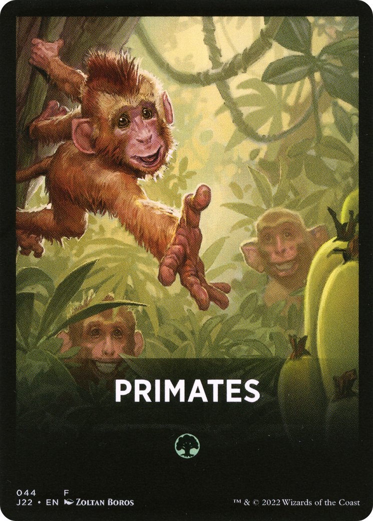 Primates Theme Card [Jumpstart 2022 Front Cards] | Cracking-Singles