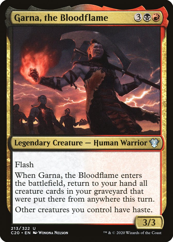 Garna, the Bloodflame [Commander 2020] | Cracking-Singles