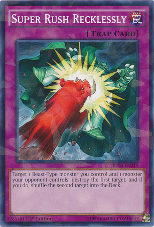 Super Rush Recklessly [BP03-EN219] Shatterfoil Rare | Cracking-Singles