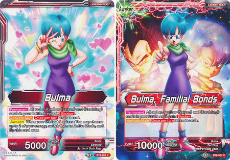 Bulma // Bulma, Familial Bonds [BT8-001] | Cracking-Singles