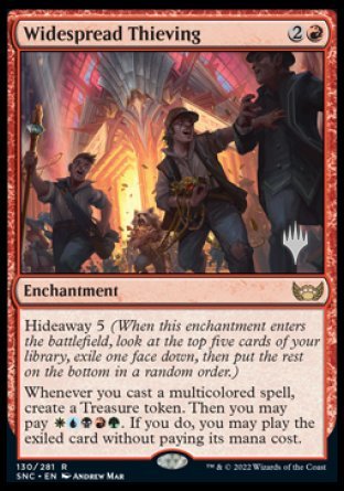 Widespread Thieving (Promo Pack) [Streets of New Capenna Promos] | Cracking-Singles