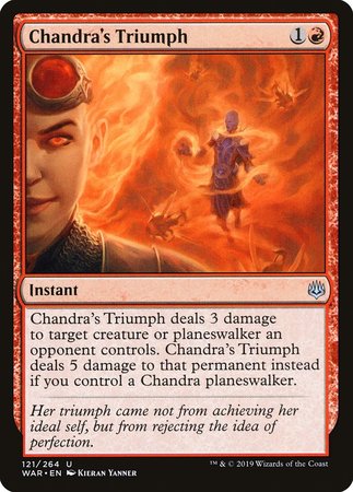 Chandra's Triumph [War of the Spark] | Cracking-Singles