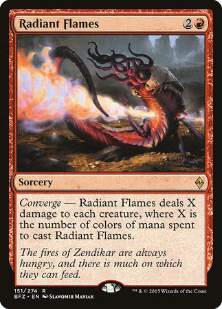 Radiant Flames [Battle for Zendikar] | Cracking-Singles