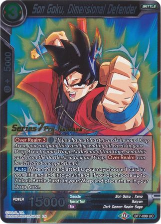 Son Goku, Dimensional Defender [BT7-099_PR] | Cracking-Singles