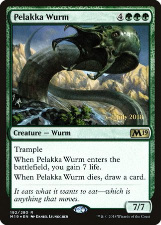 Pelakka Wurm [Core Set 2019 Promos] | Cracking-Singles