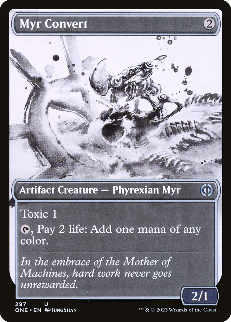 Myr Convert (Showcase Ichor) [Phyrexia: All Will Be One] | Cracking-Singles