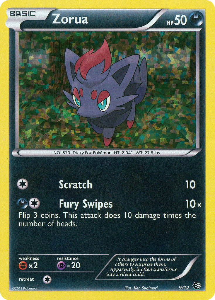 Zorua (9/12) [McDonald's Promos: 2011 Collection] | Cracking-Singles