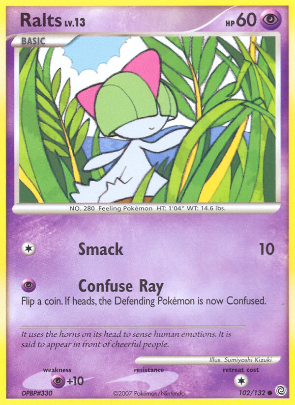 Ralts (102/132) [Diamond & Pearl: Secret Wonders] | Cracking-Singles