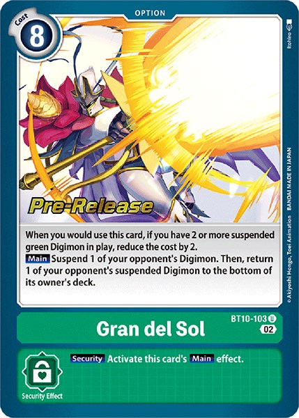 Gran del Sol [BT10-103] [Xros Encounter Pre-Release Cards] | Cracking-Singles