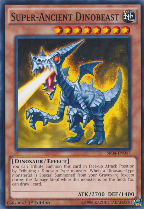 Super-Ancient Dinobeast [SR04-EN007] Common | Cracking-Singles