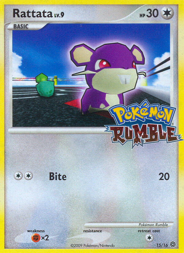 Rattata (15/16) [Pokémon Rumble] | Cracking-Singles