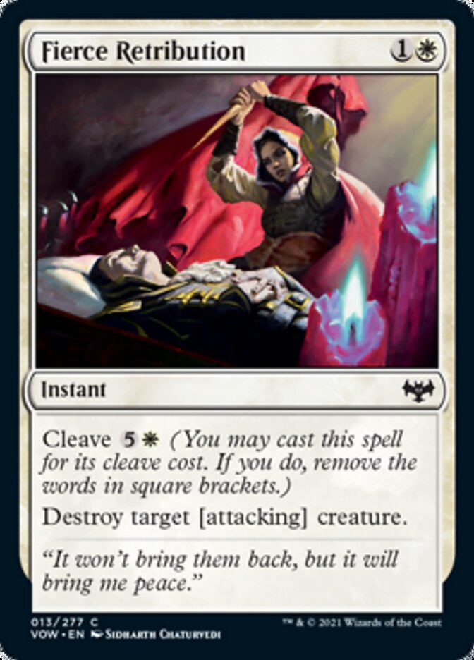 Fierce Retribution [Innistrad: Crimson Vow] | Cracking-Singles