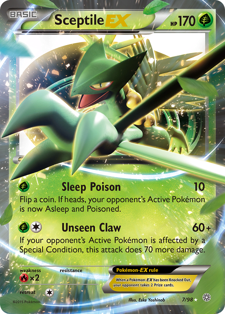 Sceptile EX (7/98) [XY: Ancient Origins] | Cracking-Singles