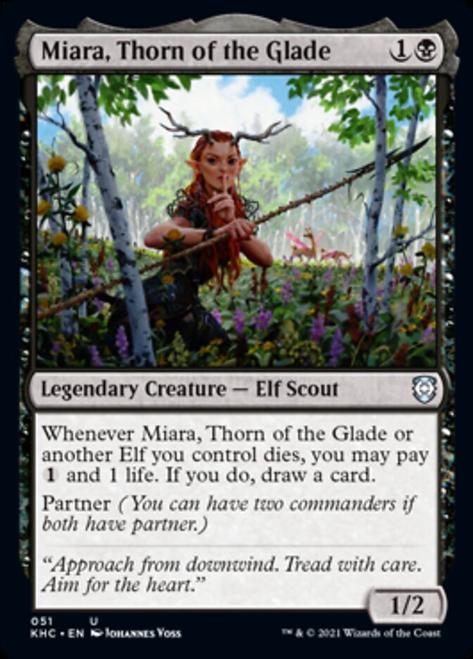 Miara, Thorn of the Glade [Kaldheim Commander] | Cracking-Singles