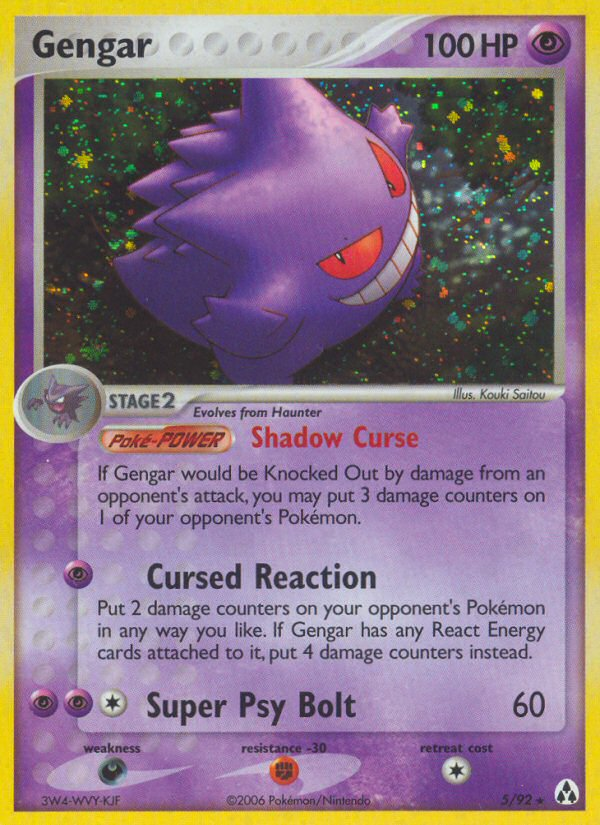 Gengar (5/92) [EX: Legend Maker] | Cracking-Singles