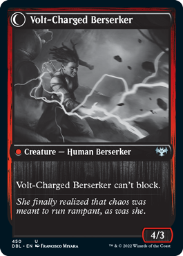 Voltaic Visionary // Volt-Charged Berserker [Innistrad: Double Feature] | Cracking-Singles