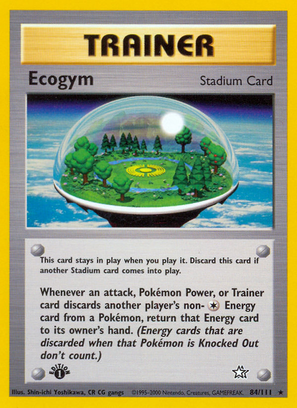 Ecogym (84/111) [Neo Genesis 1st Edition] | Cracking-Singles