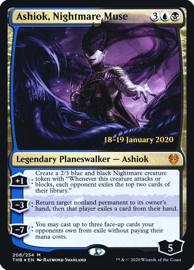 Ashiok, Nightmare Muse [Theros Beyond Death Prerelease Promos] | Cracking-Singles