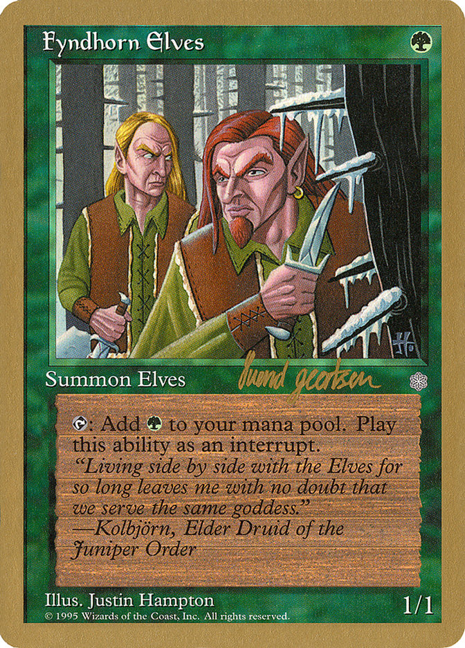 Fyndhorn Elves (Svend Geertsen) [World Championship Decks 1997] | Cracking-Singles