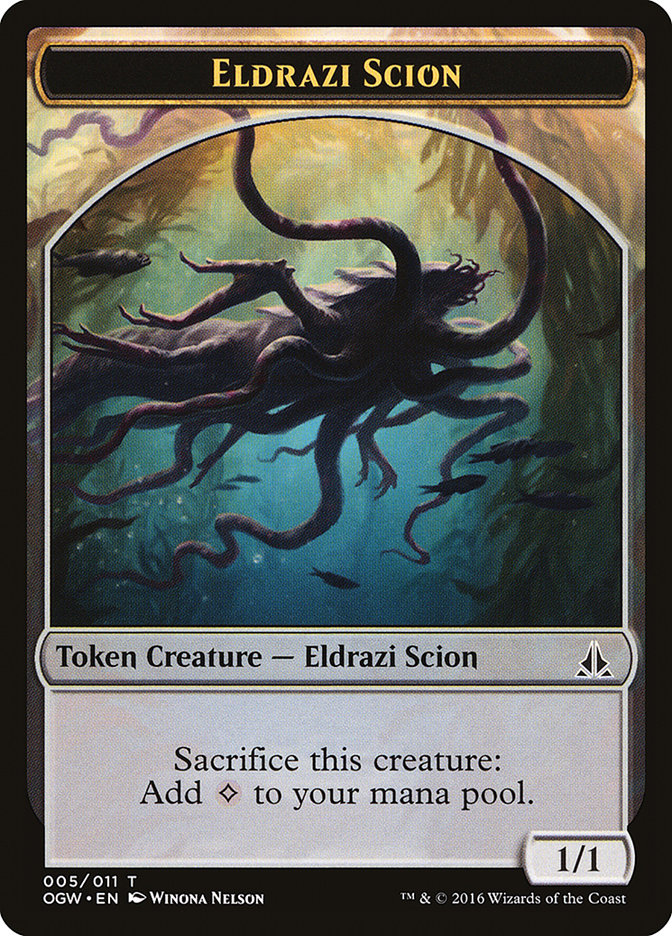 Eldrazi Scion (005/011) [Oath of the Gatewatch Tokens] | Cracking-Singles